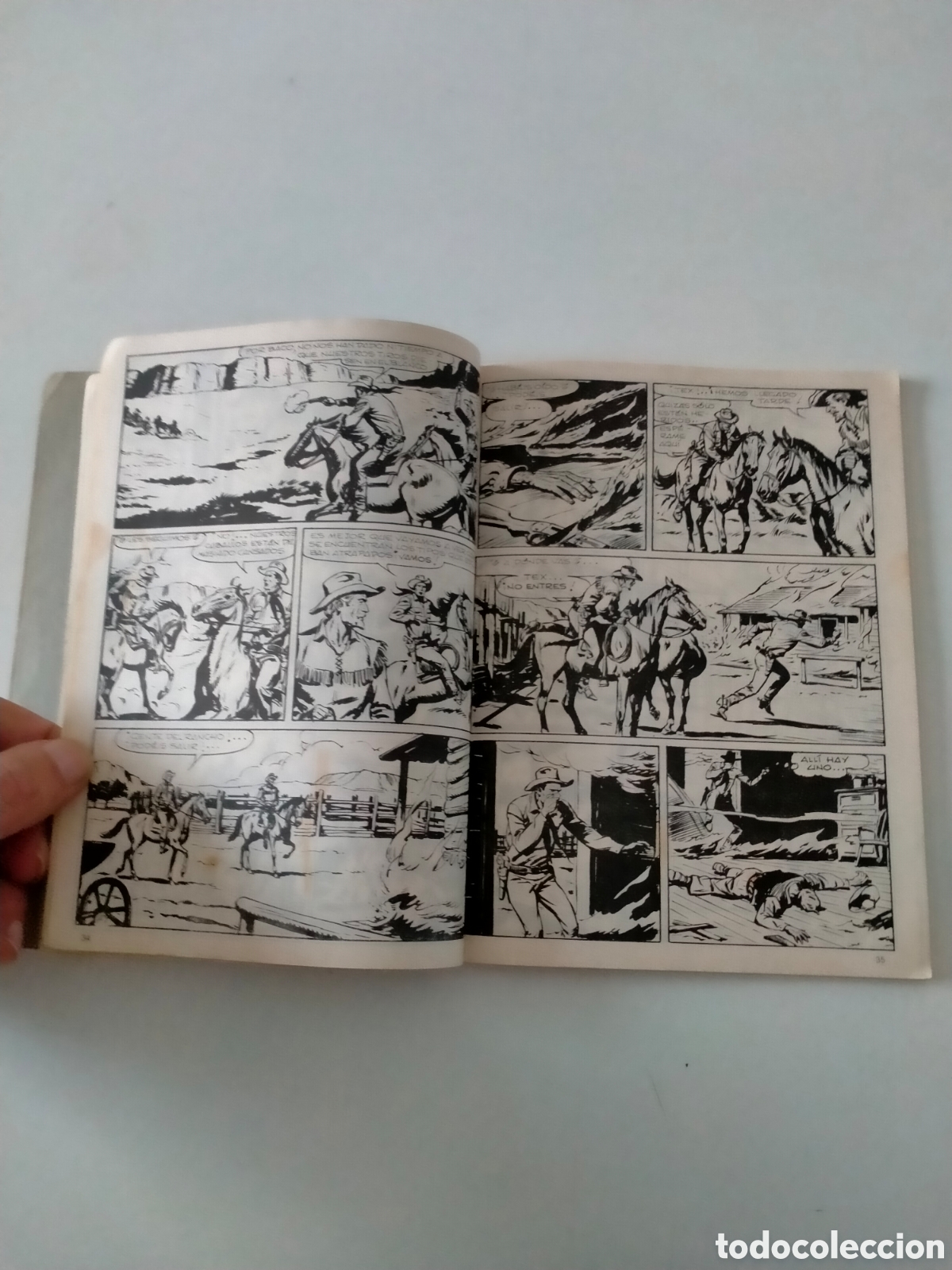 C&oacute;mics: TEX N&Uacute;MERO 49 BURU LAN EDICIONES A&Ntilde;O 1972 - Foto 7