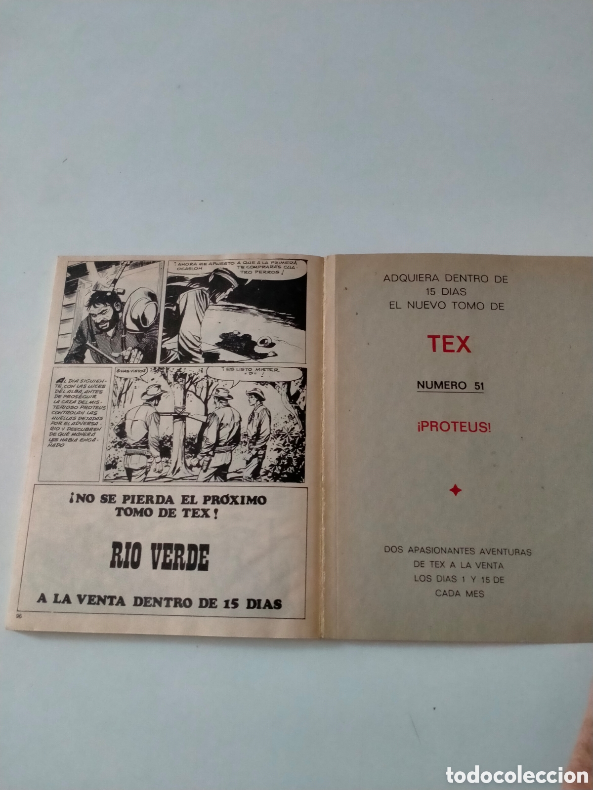 C&oacute;mics: TEX N&Uacute;MERO 50 BURU LAN EDICIONES A&Ntilde;O 1972 - Foto 10