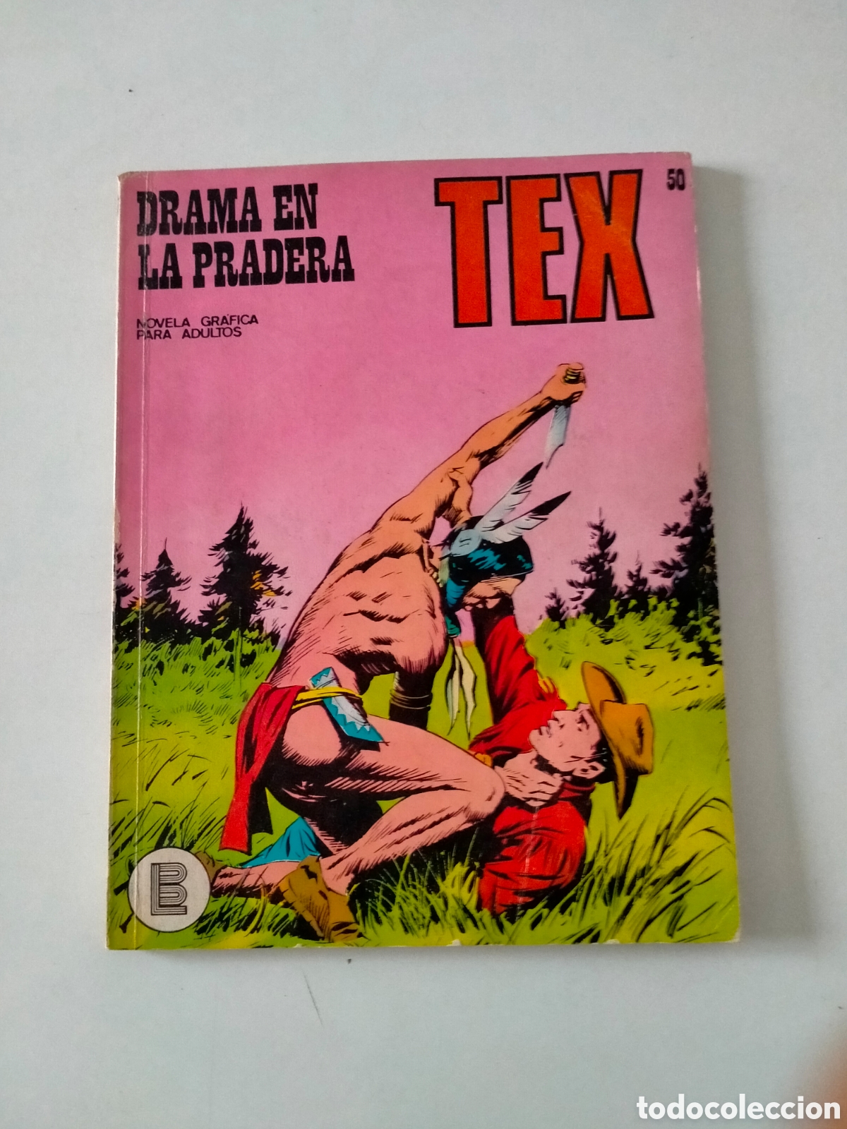 C&oacute;mics: TEX N&Uacute;MERO 50 BURU LAN EDICIONES A&Ntilde;O 1972