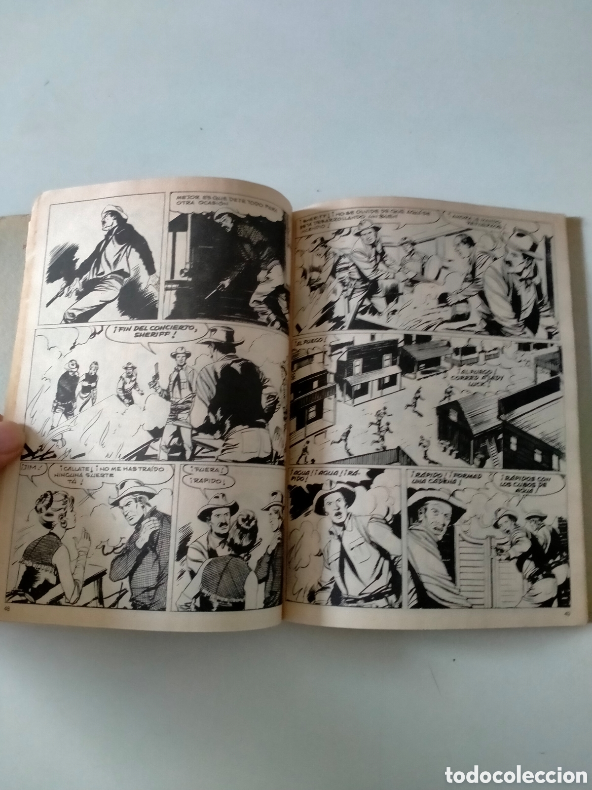 C&oacute;mics: TEX N&Uacute;MERO 51 BURU LAN EDICIONES A&Ntilde;O 1972 - Foto 7