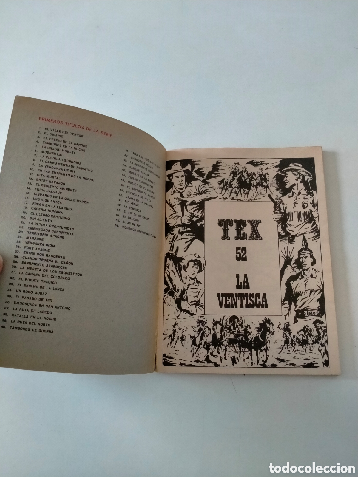 C&oacute;mics: TEX N&Uacute;MERO 52 BURU LAN EDICIONES A&Ntilde;O 1972 - Foto 4
