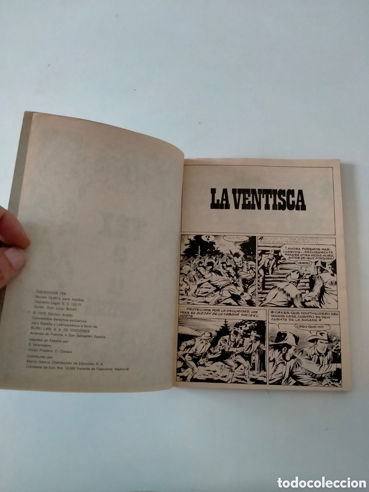 C&oacute;mics: TEX N&Uacute;MERO 52 BURU LAN EDICIONES A&Ntilde;O 1972 - Foto 5