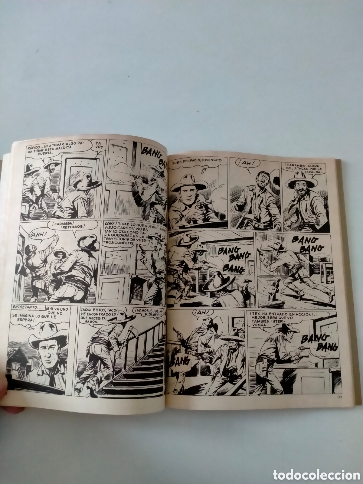 C&oacute;mics: TEX N&Uacute;MERO 53 BURU LAN EDICIONES A&Ntilde;O 1972 - Foto 7