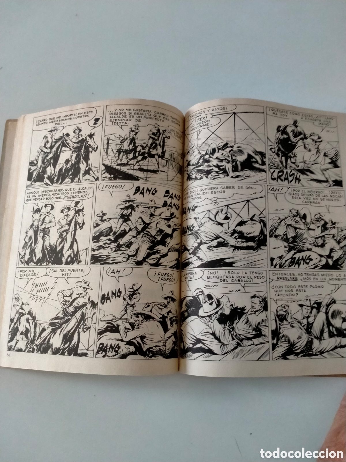 C&oacute;mics: TEX N&Uacute;MERO 53 BURU LAN EDICIONES A&Ntilde;O 1972 - Foto 8
