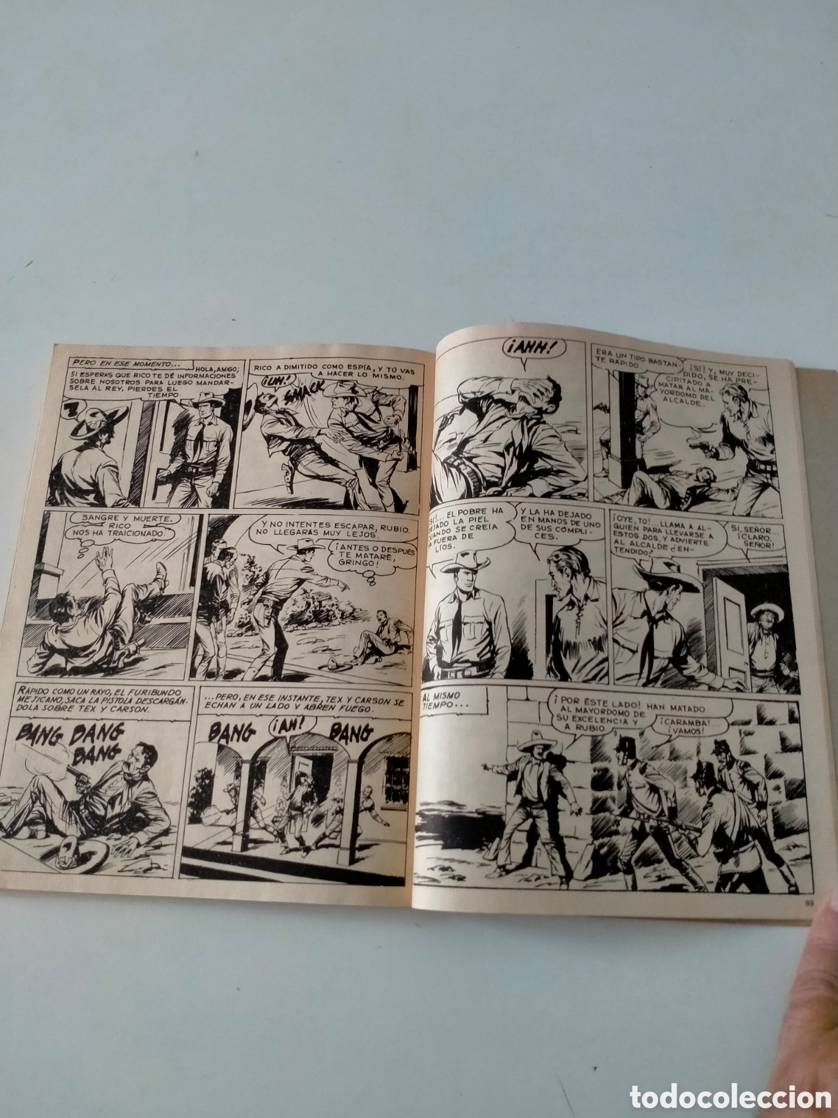 C&oacute;mics: TEX N&Uacute;MERO 53 BURU LAN EDICIONES A&Ntilde;O 1972 - Foto 9