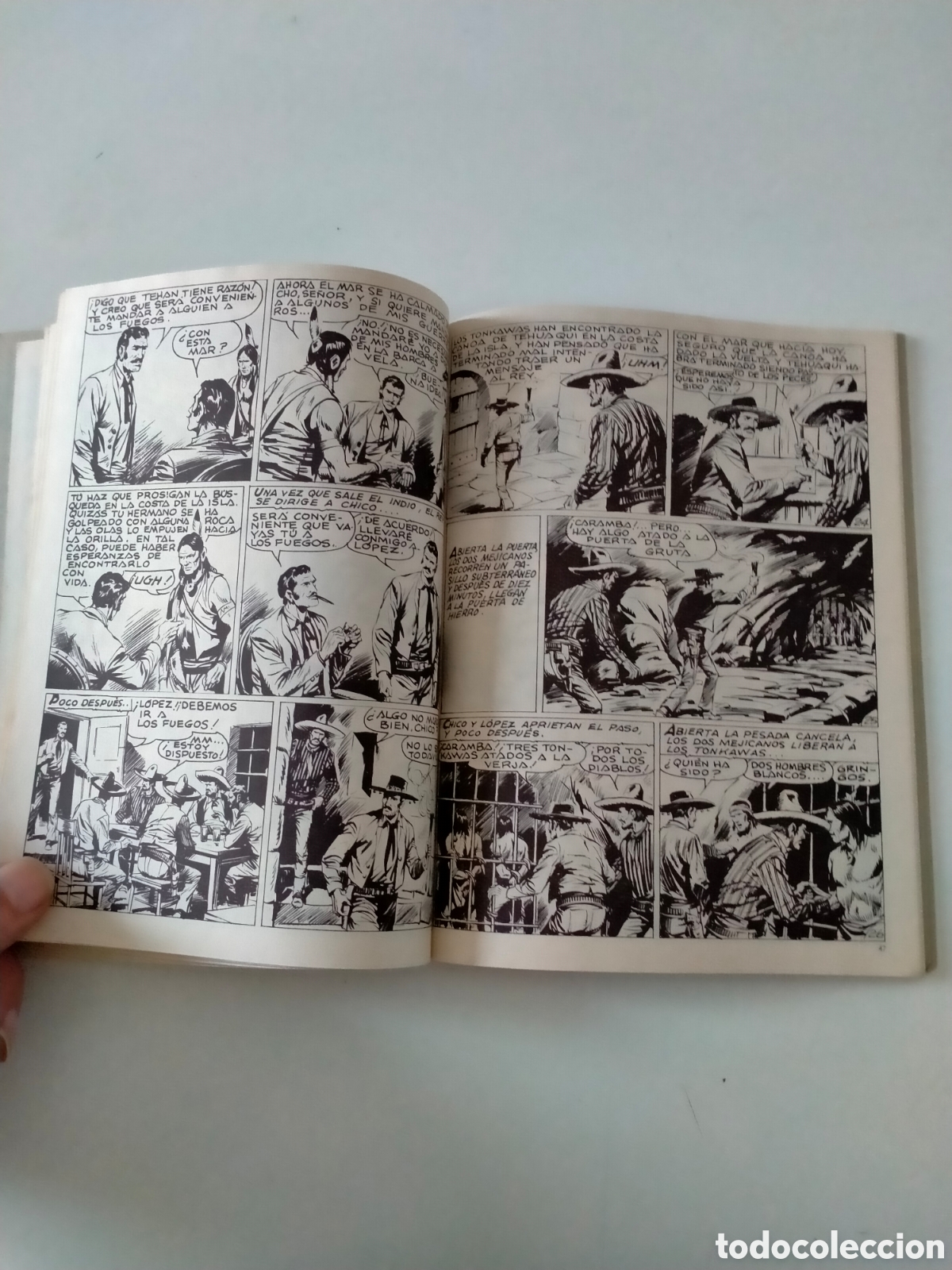 C&oacute;mics: TEX N&Uacute;MERO 54 BURU LAN EDICIONES A&Ntilde;O 1972 - Foto 8