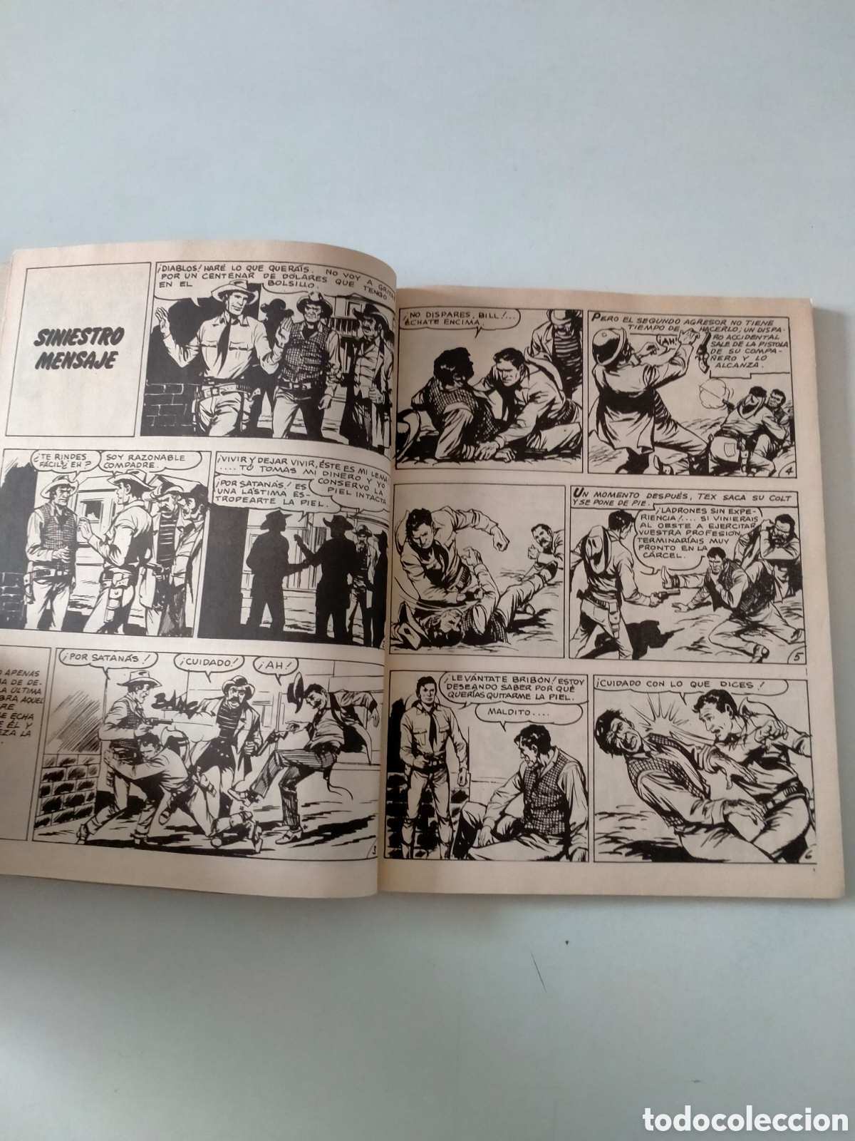 C&oacute;mics: TEX N&Uacute;MERO 55 BURU LAN EDICIONES A&Ntilde;O 1972 - Foto 6
