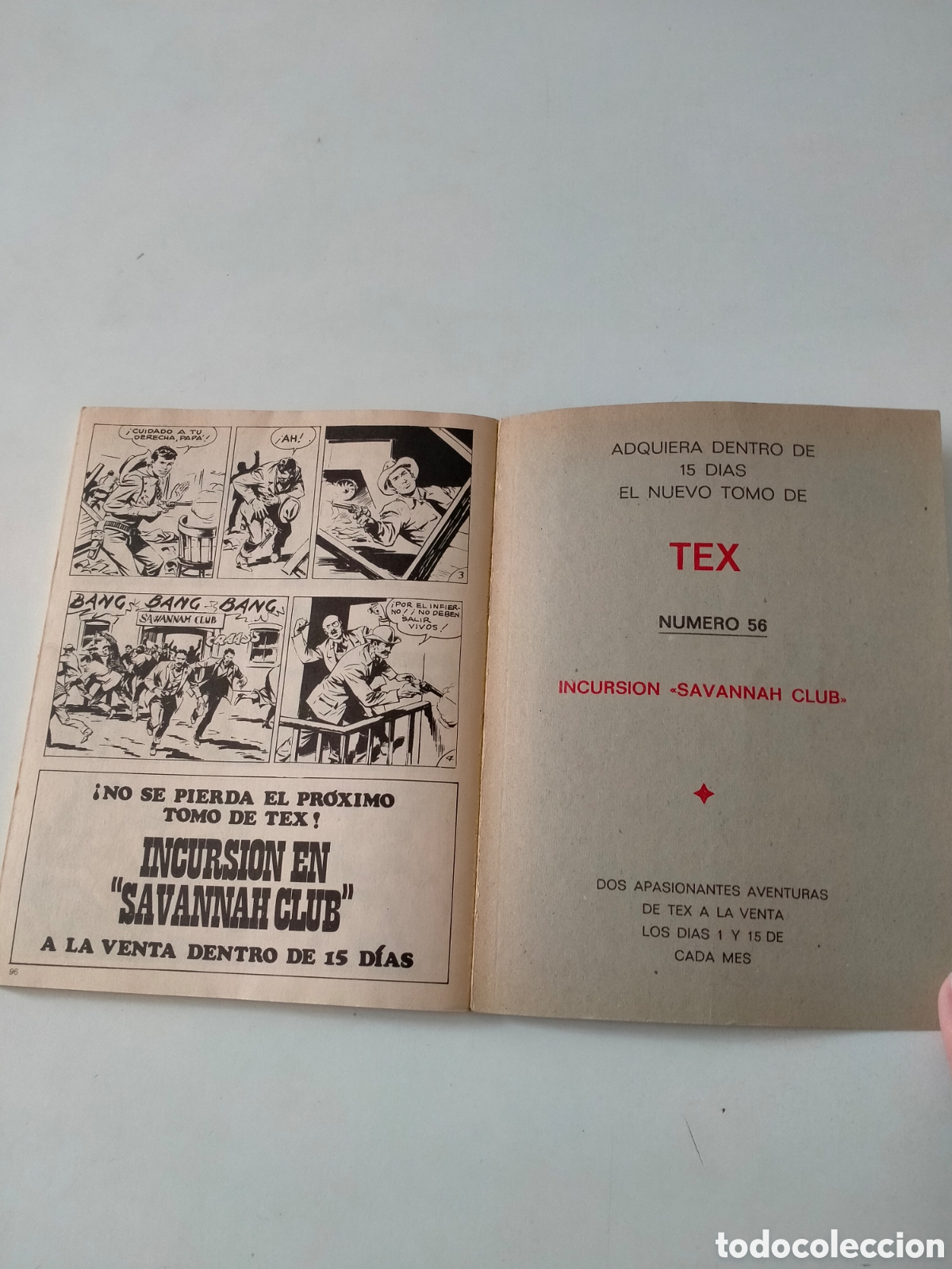 C&oacute;mics: TEX N&Uacute;MERO 55 BURU LAN EDICIONES A&Ntilde;O 1972 - Foto 10