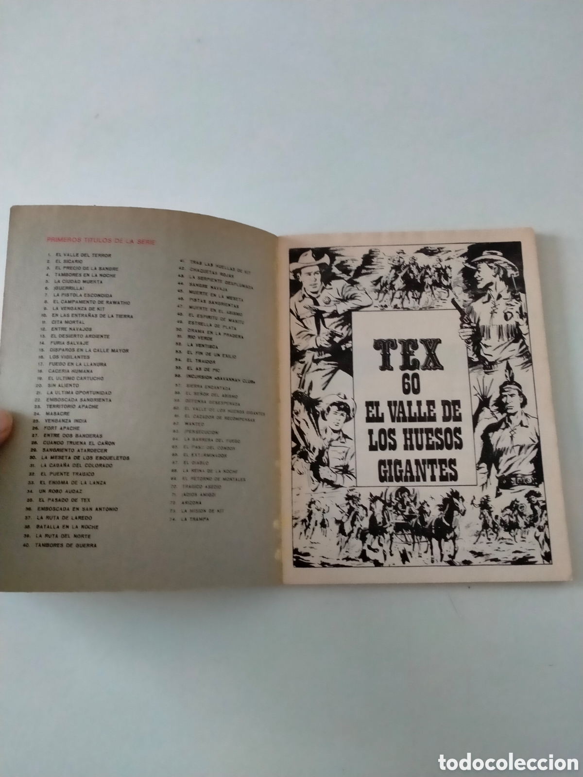 C&oacute;mics: TEX N&Uacute;MERO 60 BURU LAN EDICIONES A&Ntilde;O 1972 - Foto 4
