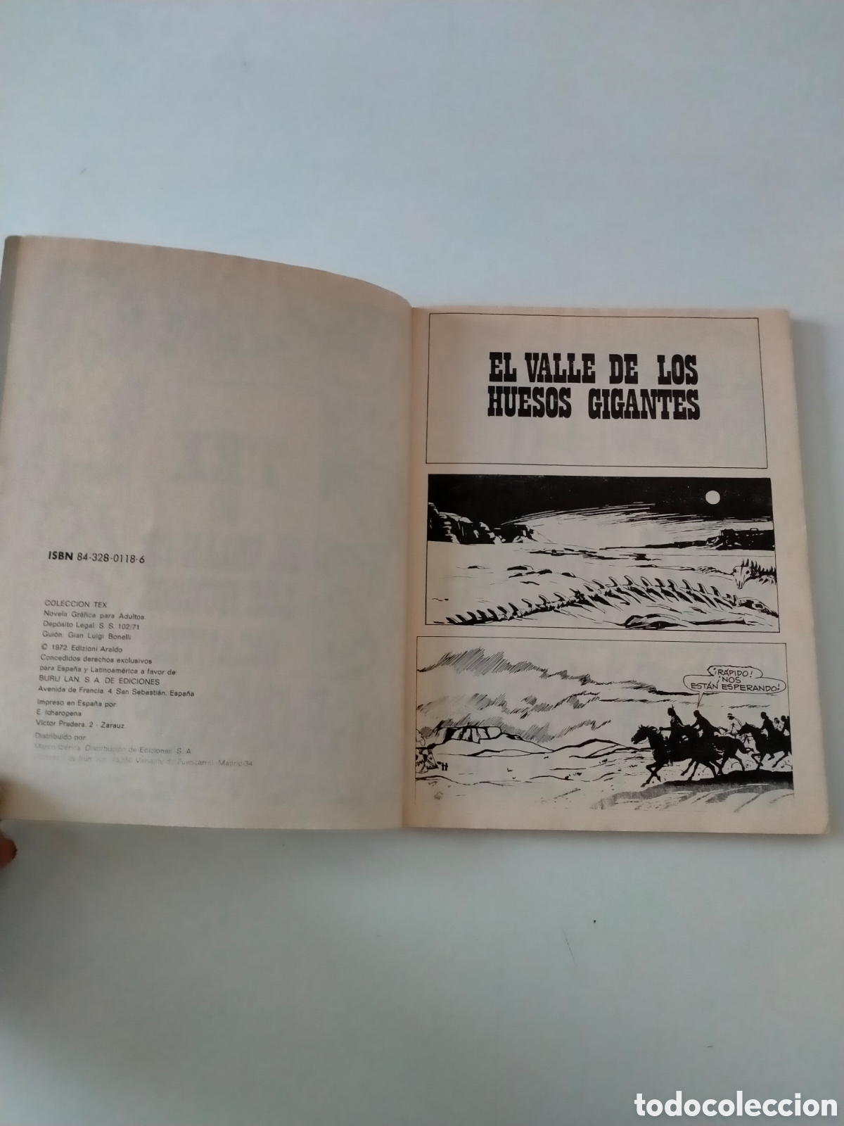 C&oacute;mics: TEX N&Uacute;MERO 60 BURU LAN EDICIONES A&Ntilde;O 1972 - Foto 5