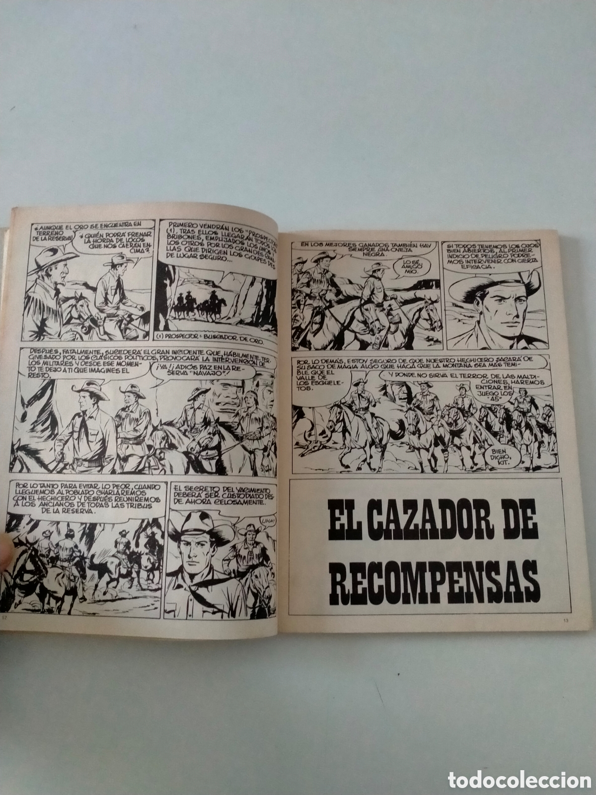 C&oacute;mics: TEX N&Uacute;MERO 61 BURU LAN EDICIONES A&Ntilde;O 1972 - Foto 6