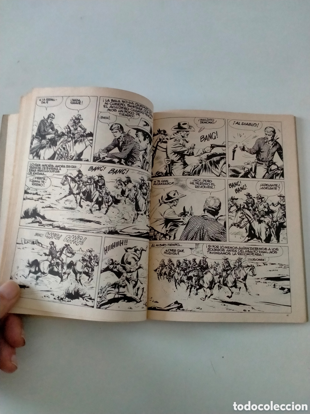 C&oacute;mics: TEX N&Uacute;MERO 61 BURU LAN EDICIONES A&Ntilde;O 1972 - Foto 8