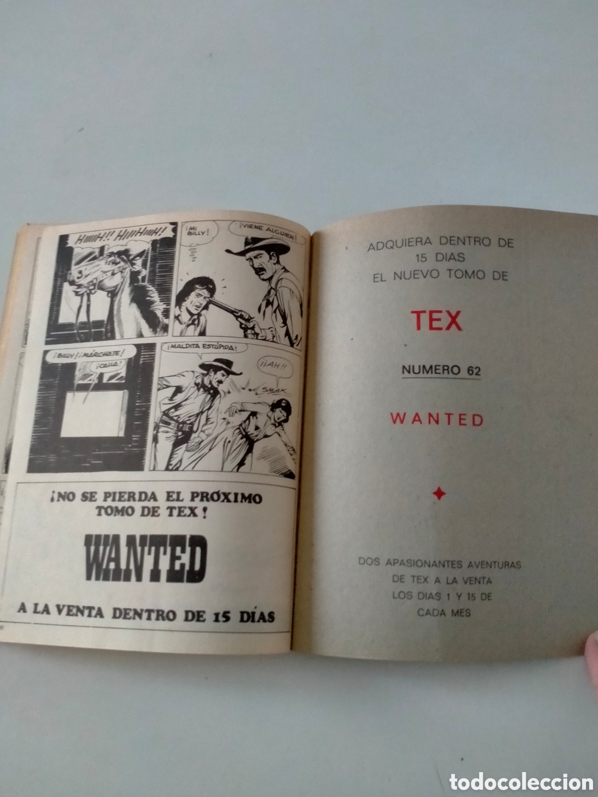C&oacute;mics: TEX N&Uacute;MERO 61 BURU LAN EDICIONES A&Ntilde;O 1972 - Foto 10