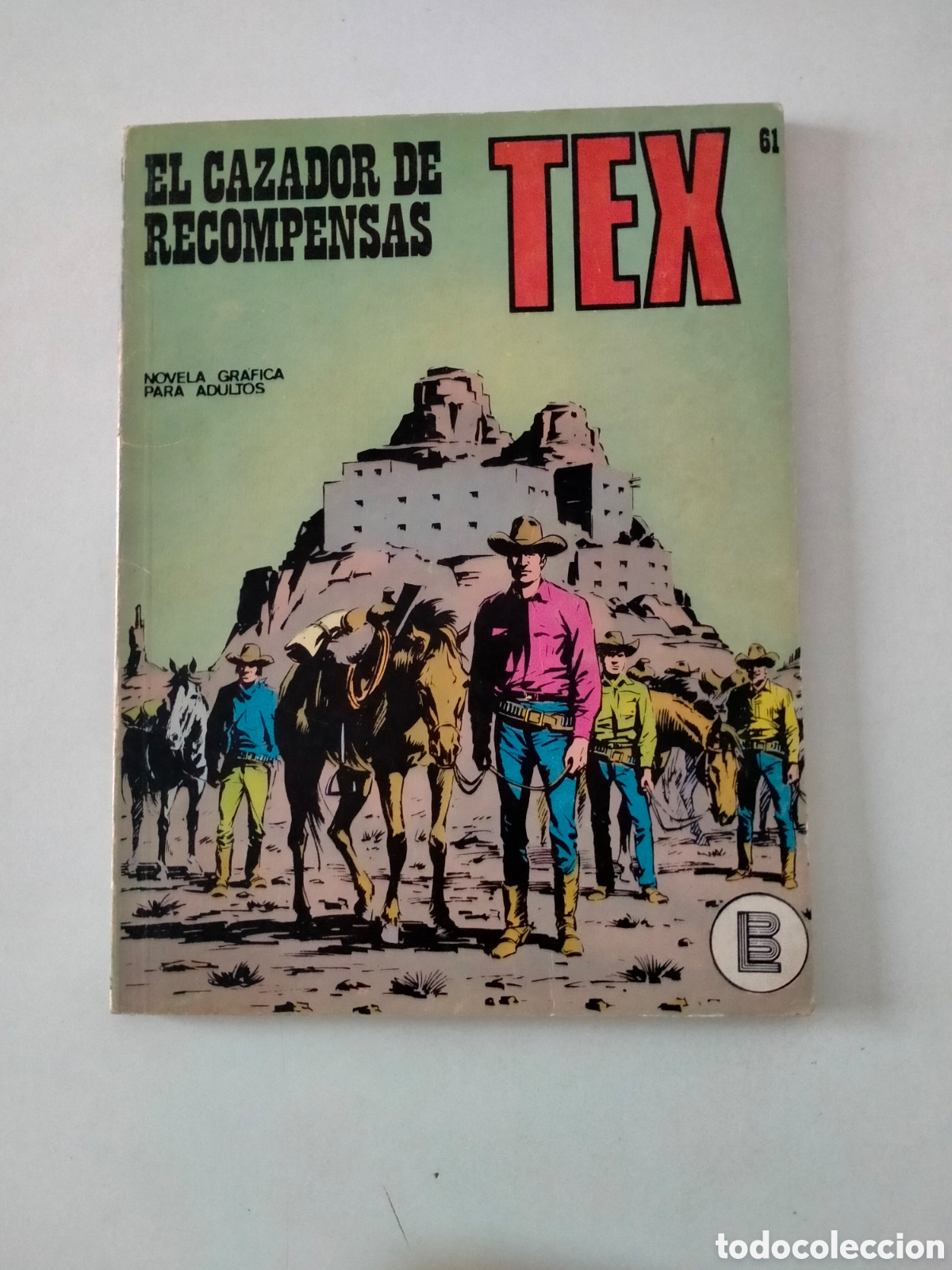 C&oacute;mics: TEX N&Uacute;MERO 61 BURU LAN EDICIONES A&Ntilde;O 1972 - Foto 1