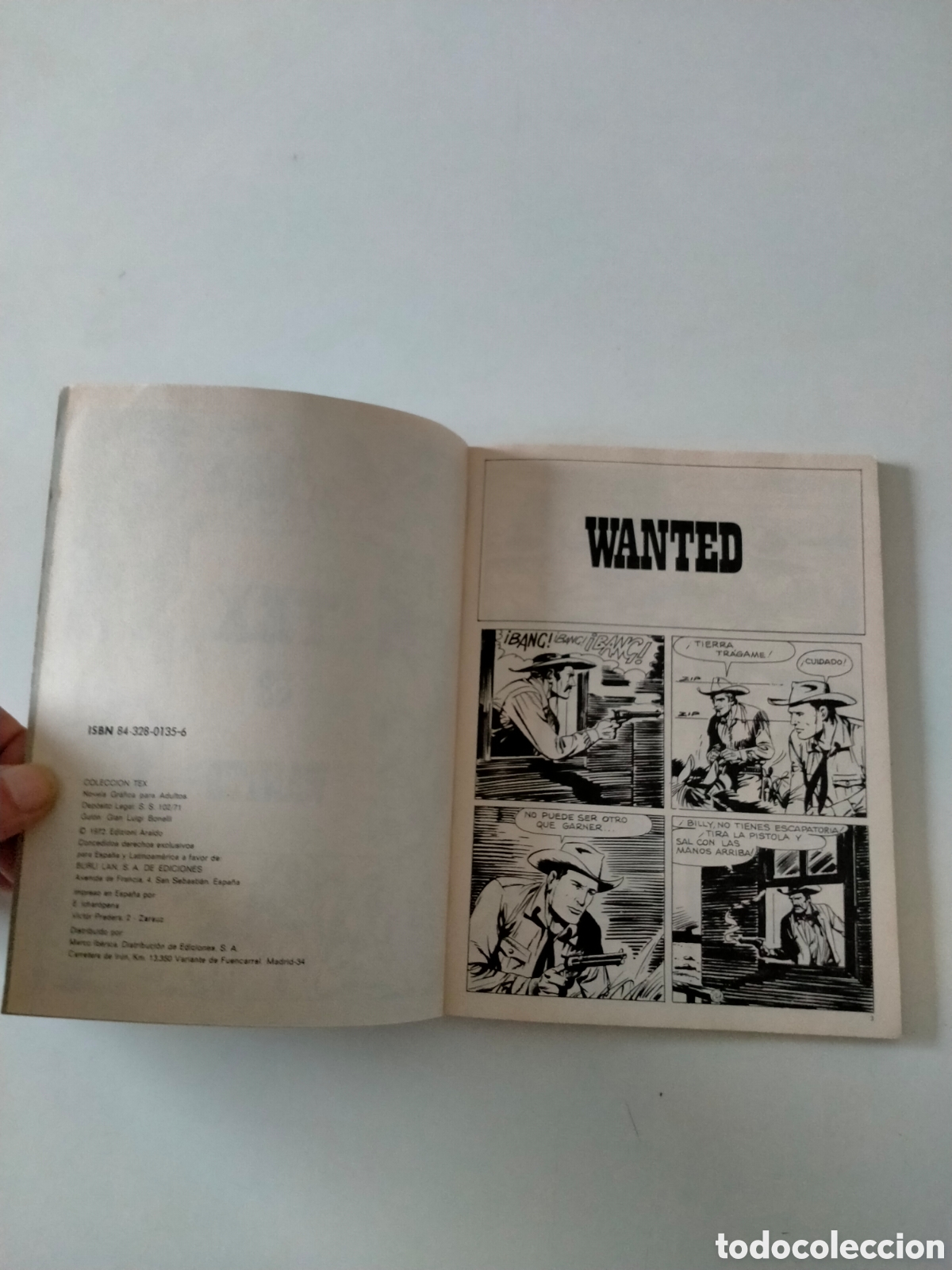 C&oacute;mics: TEX N&Uacute;MERO 62 BURU LAN EDICIONES A&Ntilde;O 1972 - Foto 5