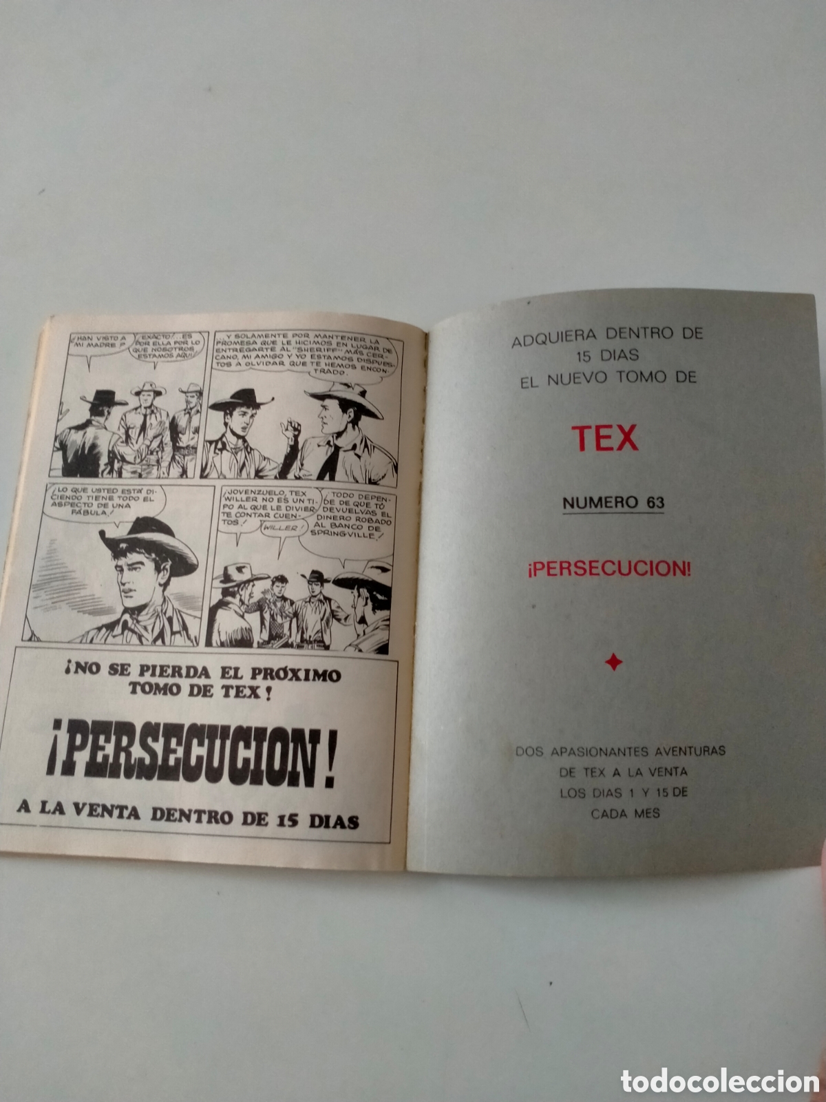 C&oacute;mics: TEX N&Uacute;MERO 62 BURU LAN EDICIONES A&Ntilde;O 1972 - Foto 10