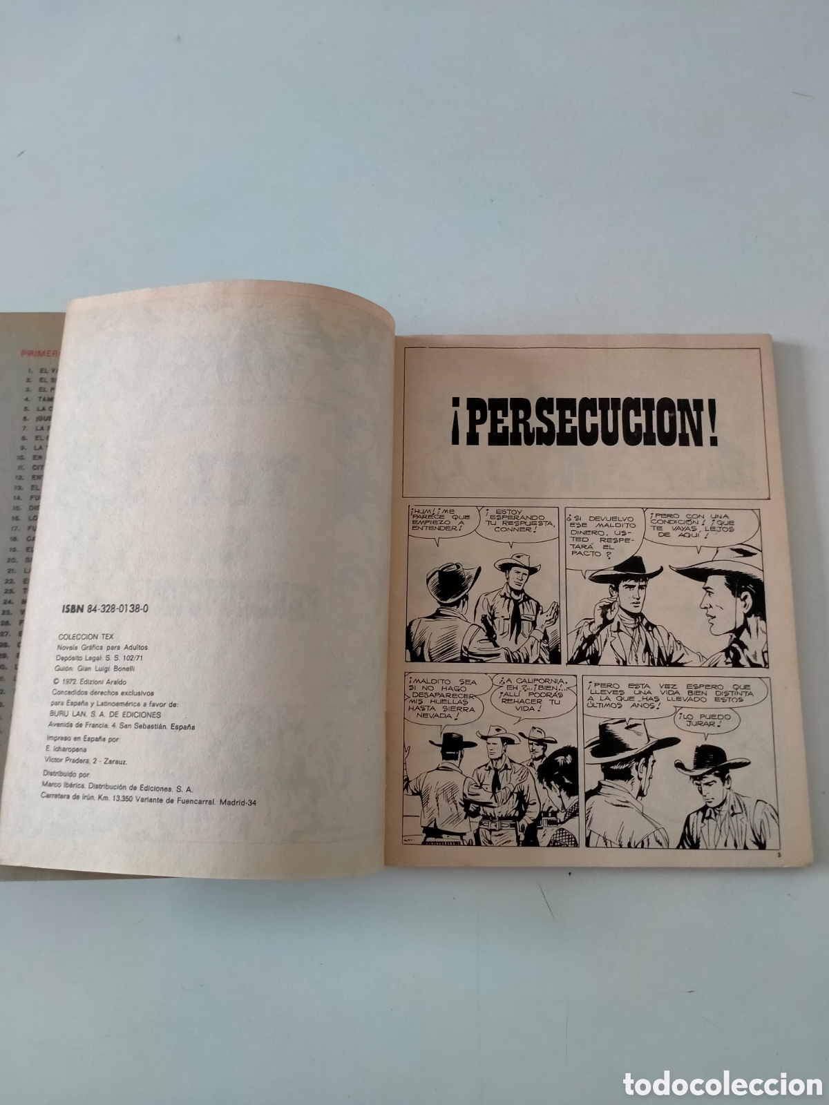 C&oacute;mics: TEX N&Uacute;MERO 63 BURU LAN EDICIONES A&Ntilde;O 1972 - Foto 5