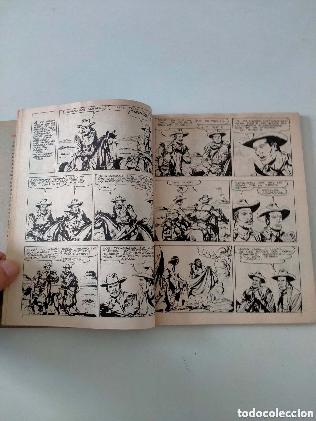 C&oacute;mics: TEX N&Uacute;MERO 63 BURU LAN EDICIONES A&Ntilde;O 1972 - Foto 6