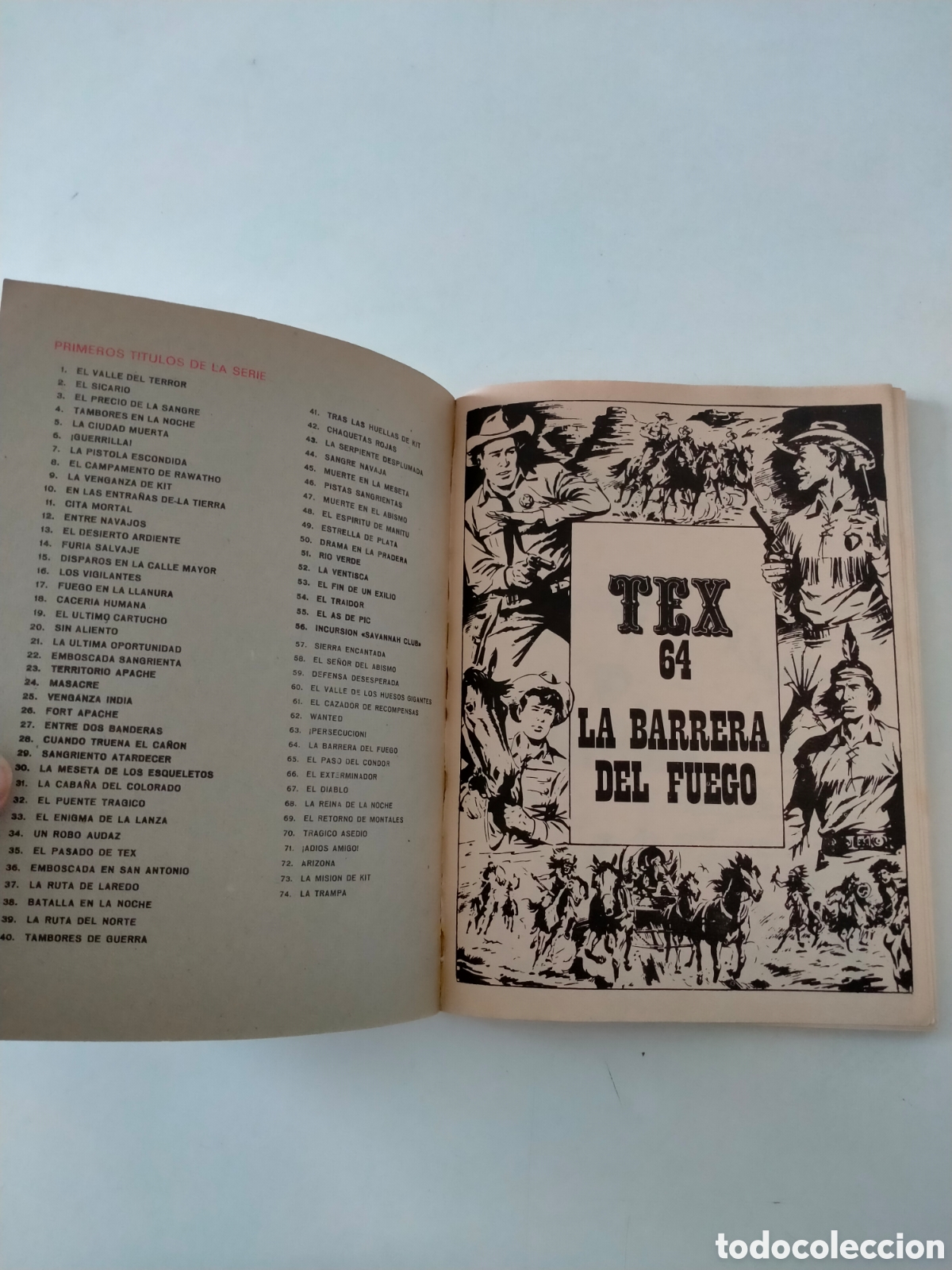 C&oacute;mics: TEX N&Uacute;MERO 64 BURU LAN EDICIONES A&Ntilde;O 1972 - Foto 4