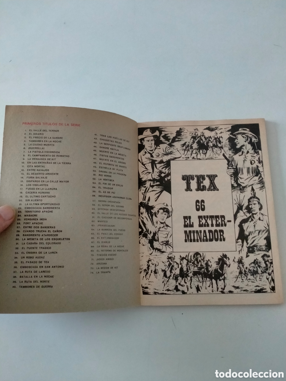 C&oacute;mics: TEX N&Uacute;MERO 66 BURU LAN EDICIONES A&Ntilde;O 1972 - Foto 4