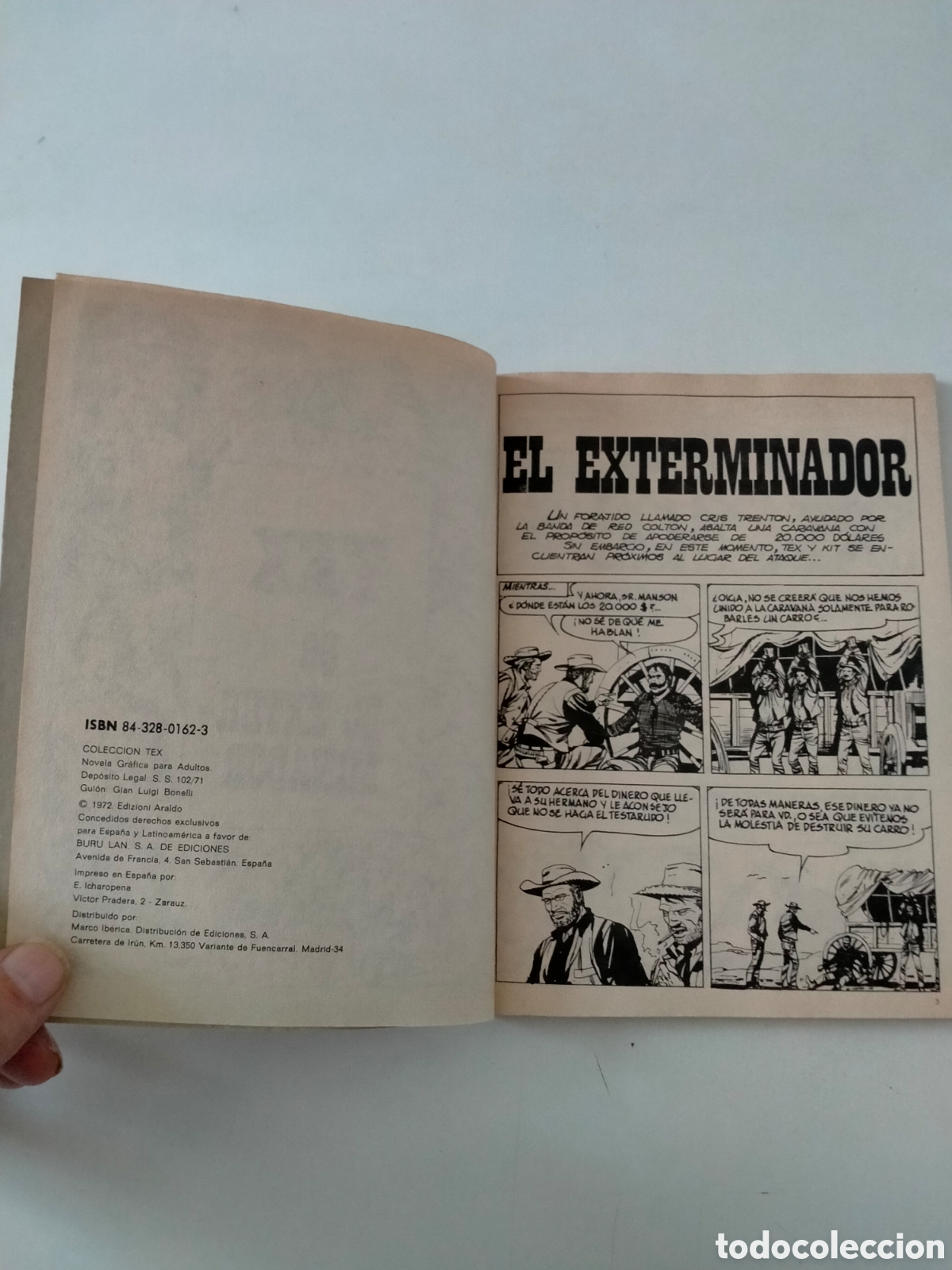 C&oacute;mics: TEX N&Uacute;MERO 66 BURU LAN EDICIONES A&Ntilde;O 1972 - Foto 5