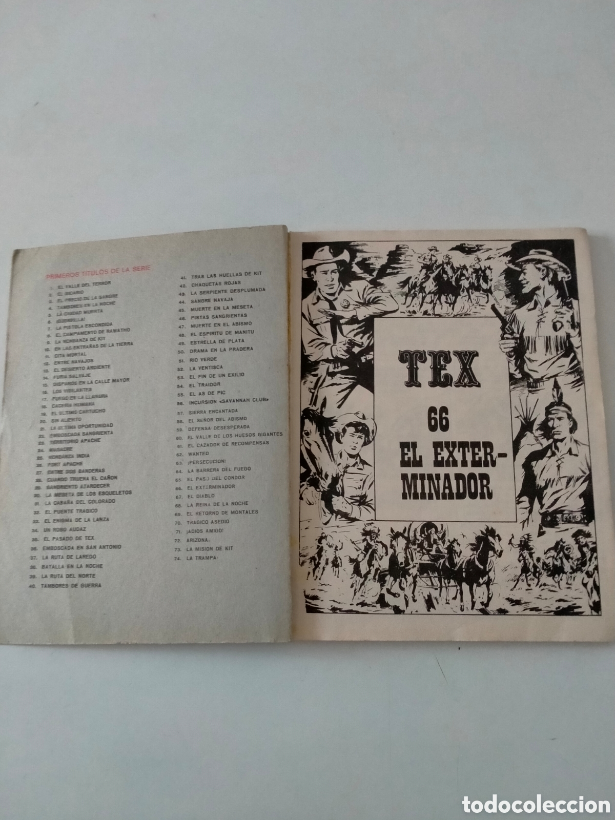 C&oacute;mics: TEX N&Uacute;MERO 66 BURU LAN EDICIONES A&Ntilde;O 1972 - Foto 4