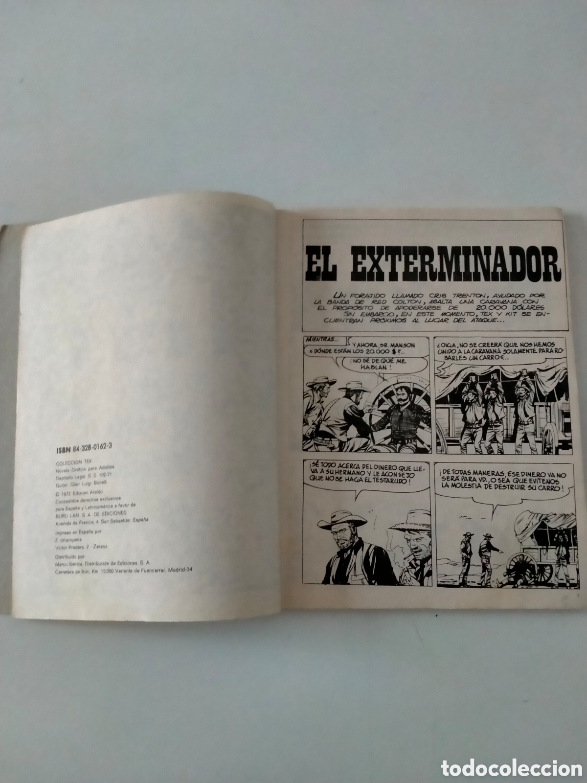 C&oacute;mics: TEX N&Uacute;MERO 66 BURU LAN EDICIONES A&Ntilde;O 1972 - Foto 5