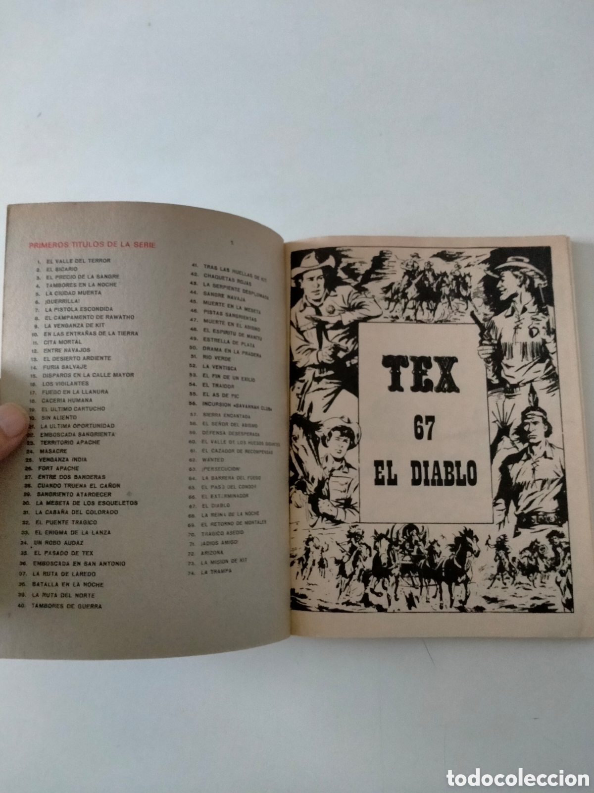 C&oacute;mics: TEX N&Uacute;MERO 67 BURU LAN EDICIONES A&Ntilde;O 1972 - Foto 4