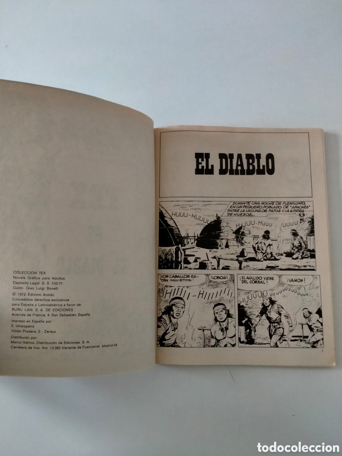 C&oacute;mics: TEX N&Uacute;MERO 67 BURU LAN EDICIONES A&Ntilde;O 1972 - Foto 5