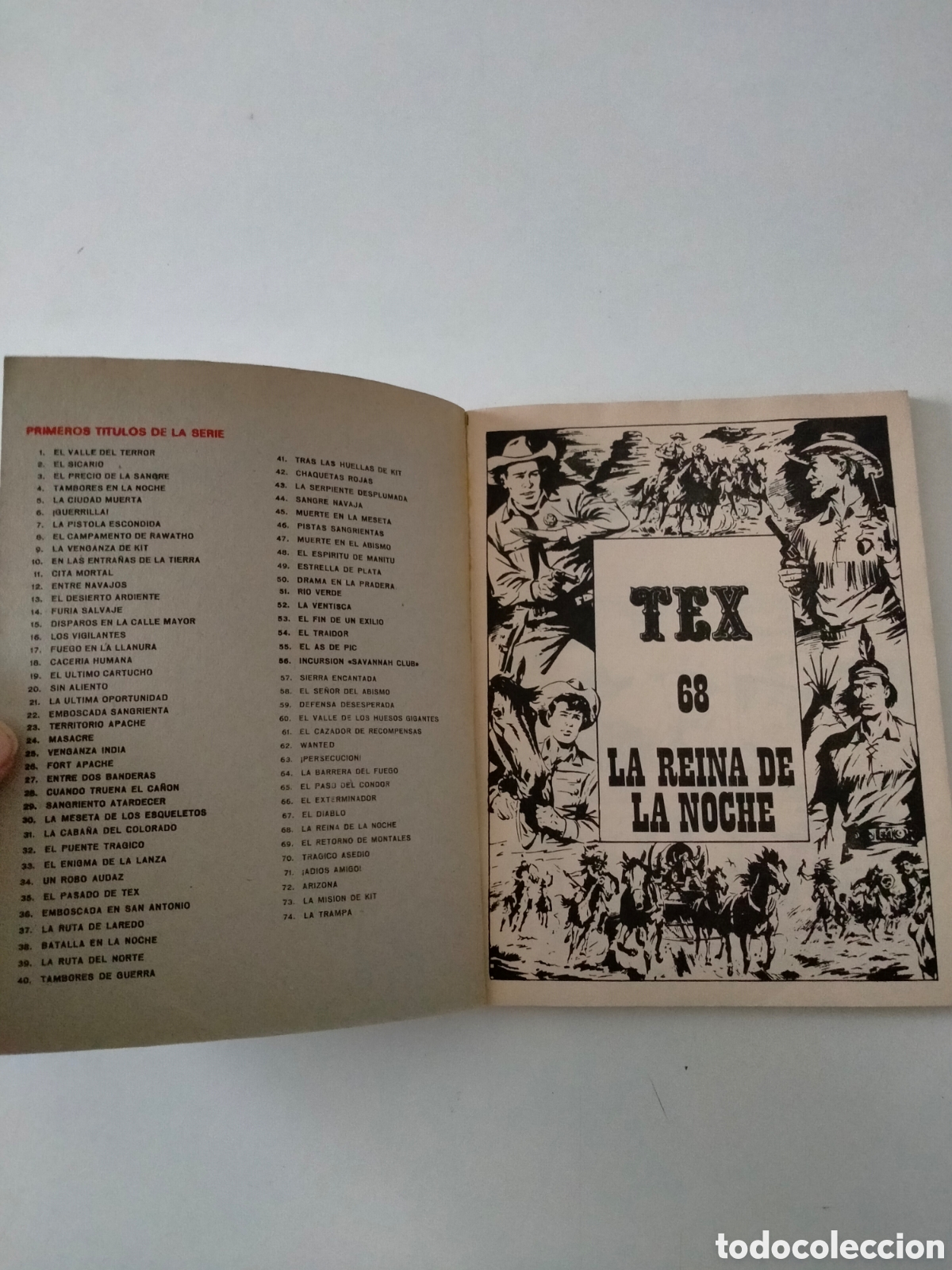 C&oacute;mics: TEX N&Uacute;MERO 68 BURU LAN EDICIONES A&Ntilde;O 1972 - Foto 4