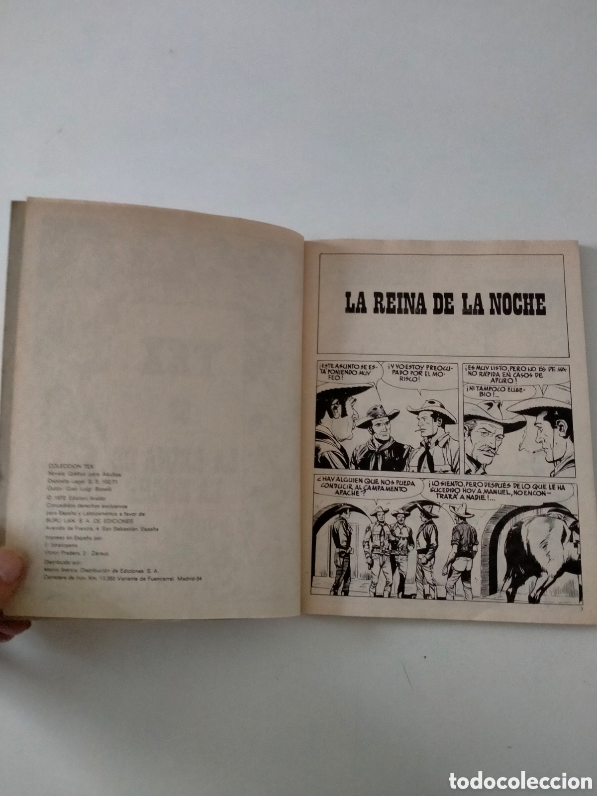 C&oacute;mics: TEX N&Uacute;MERO 68 BURU LAN EDICIONES A&Ntilde;O 1972 - Foto 5