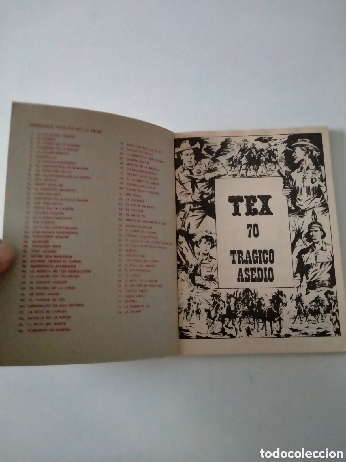 C&oacute;mics: TEX N&Uacute;MERO 70 BURU LAN EDICIONES A&Ntilde;O 1973 - Foto 4