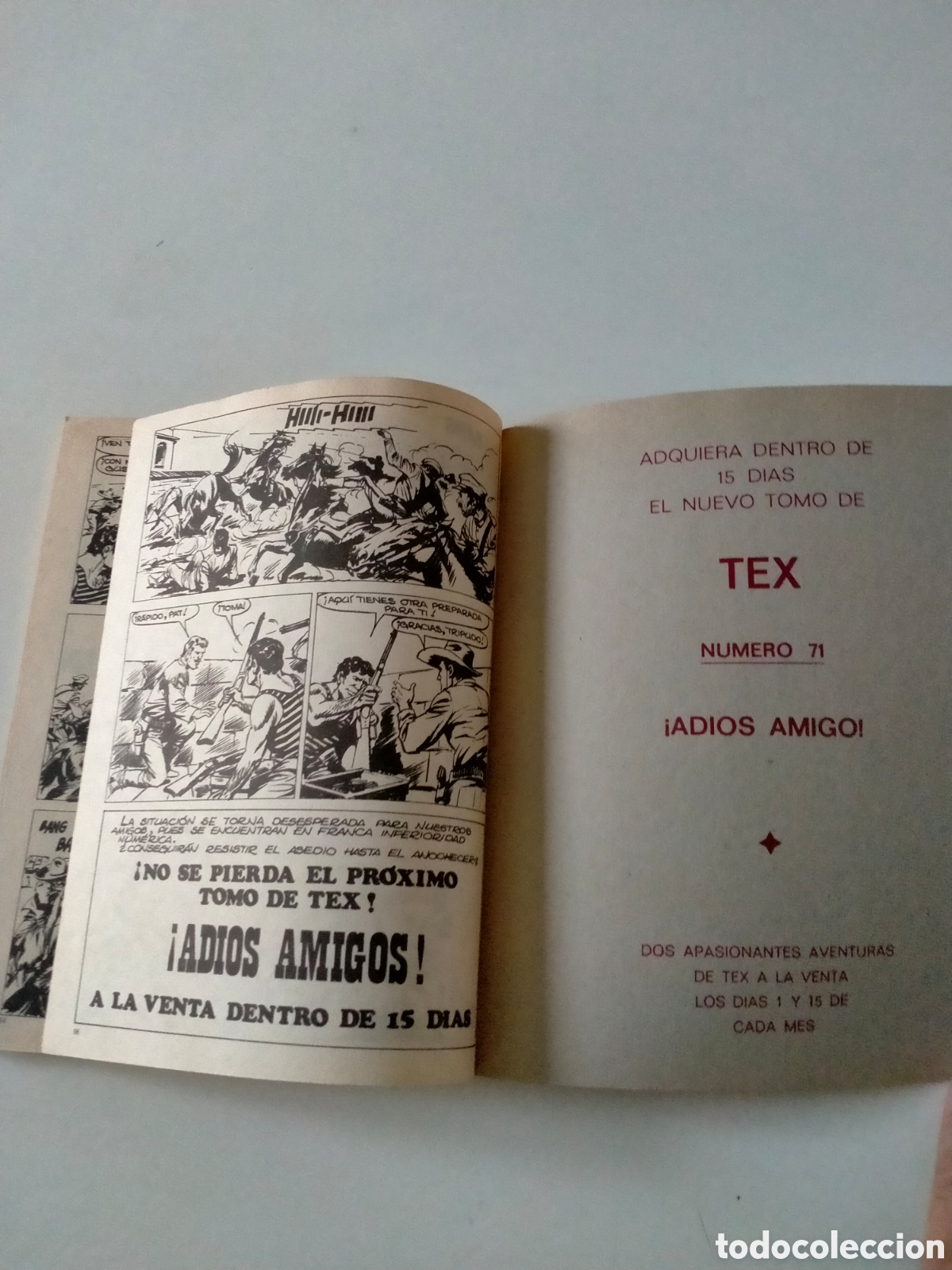 C&oacute;mics: TEX N&Uacute;MERO 70 BURU LAN EDICIONES A&Ntilde;O 1973 - Foto 10