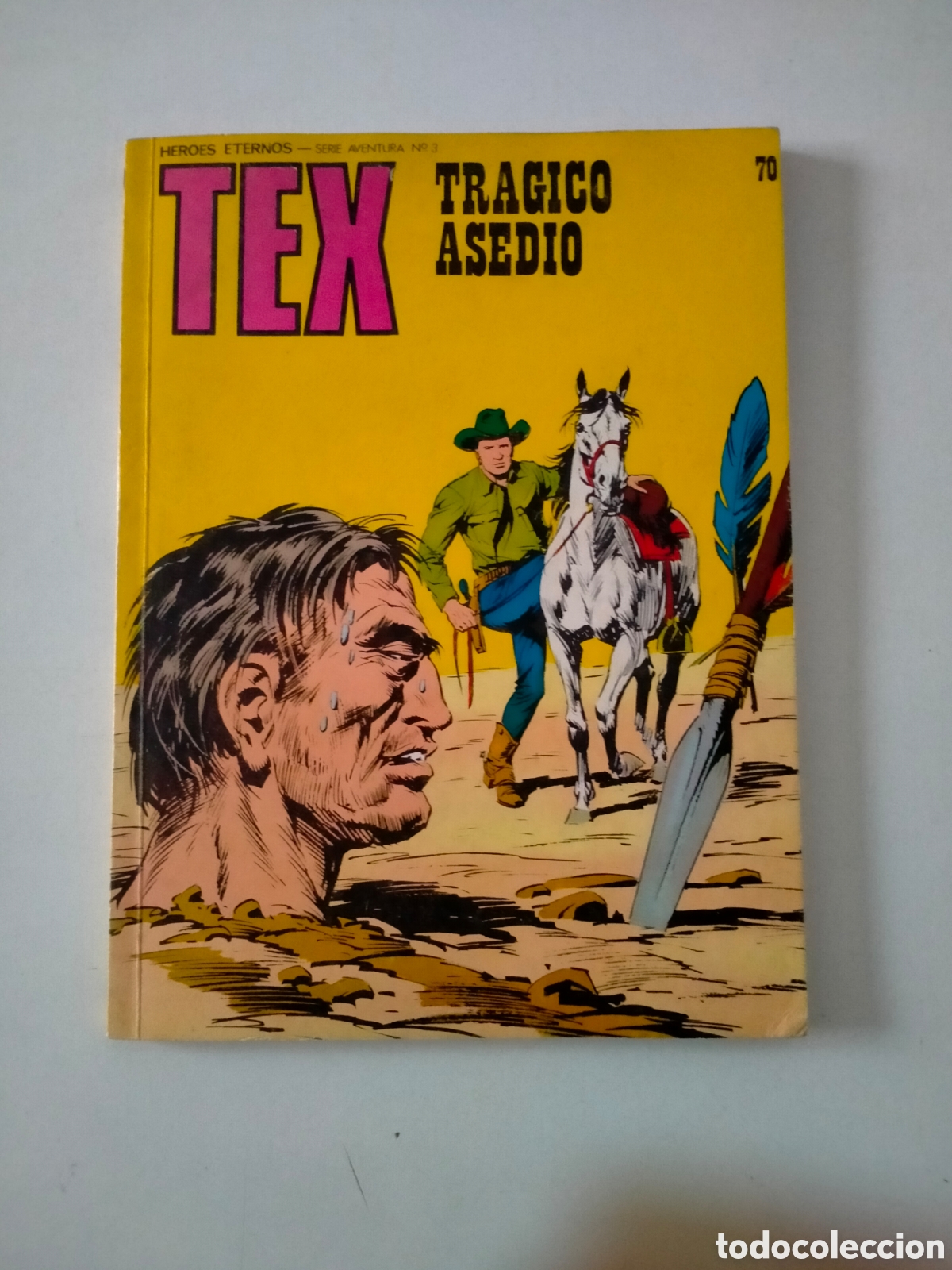 C&oacute;mics: TEX N&Uacute;MERO 70 BURU LAN EDICIONES A&Ntilde;O 1973