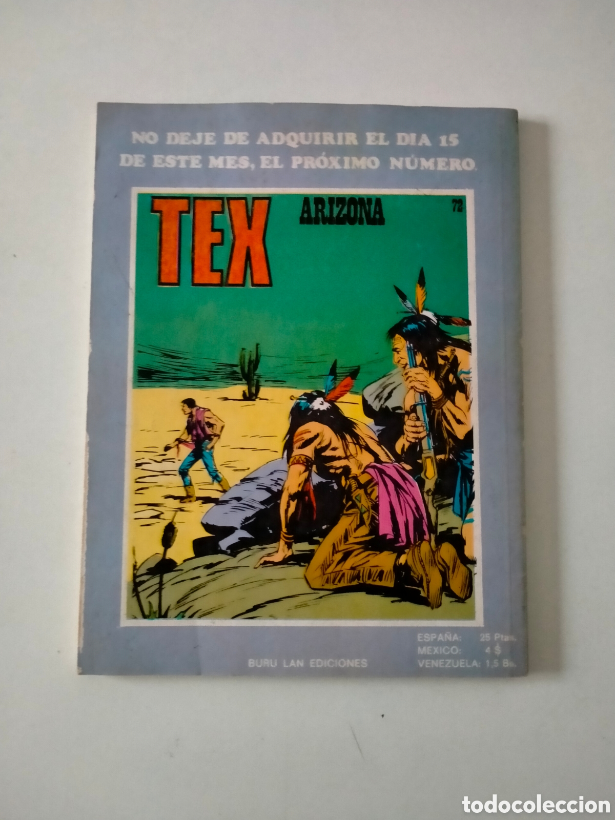C&oacute;mics: TEX N&Uacute;MERO 71 BURU LAN EDICIONES A&Ntilde;O 1973 - Foto 2