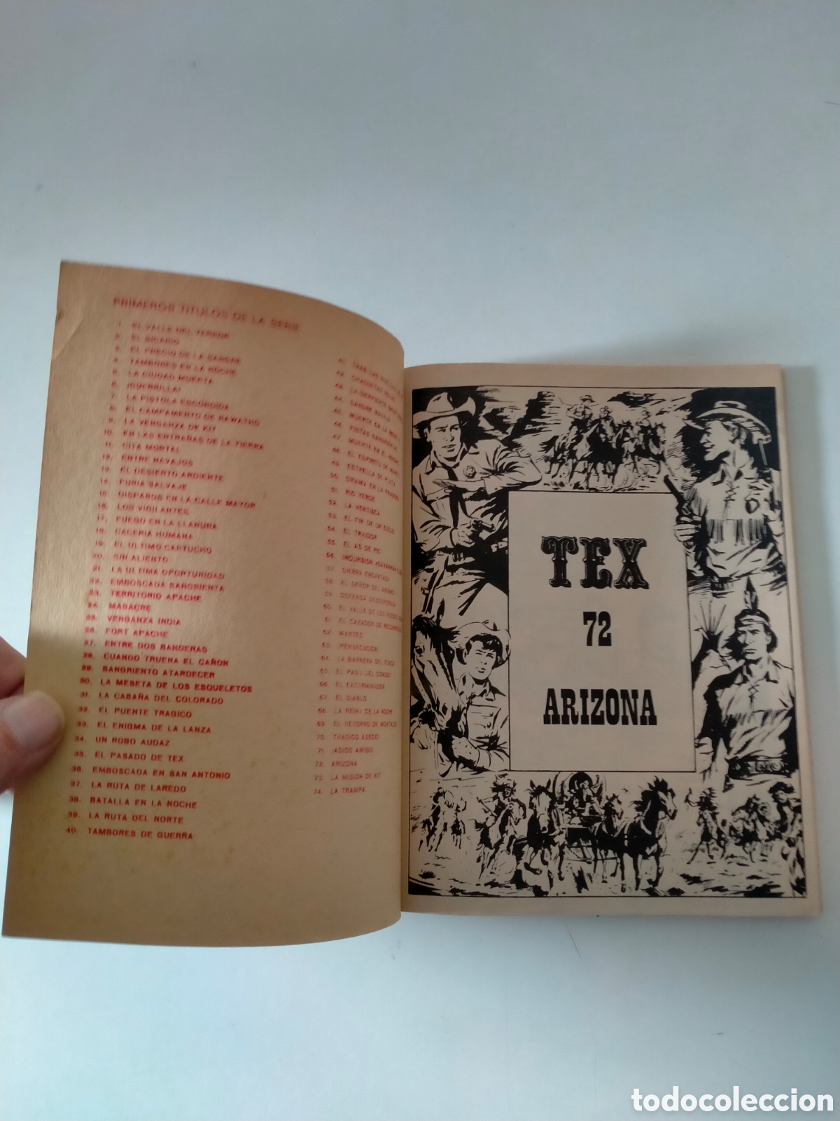 C&oacute;mics: TEX N&Uacute;MERO 72 BURU LAN EDICIONES A&Ntilde;O 1973 - Foto 4