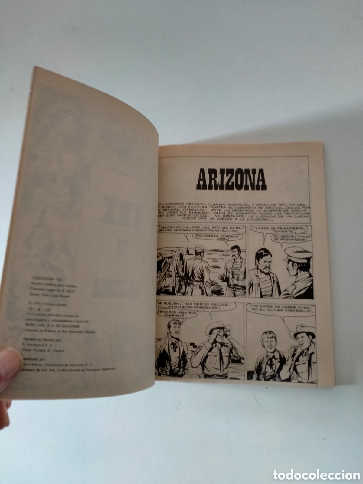 C&oacute;mics: TEX N&Uacute;MERO 72 BURU LAN EDICIONES A&Ntilde;O 1973 - Foto 5