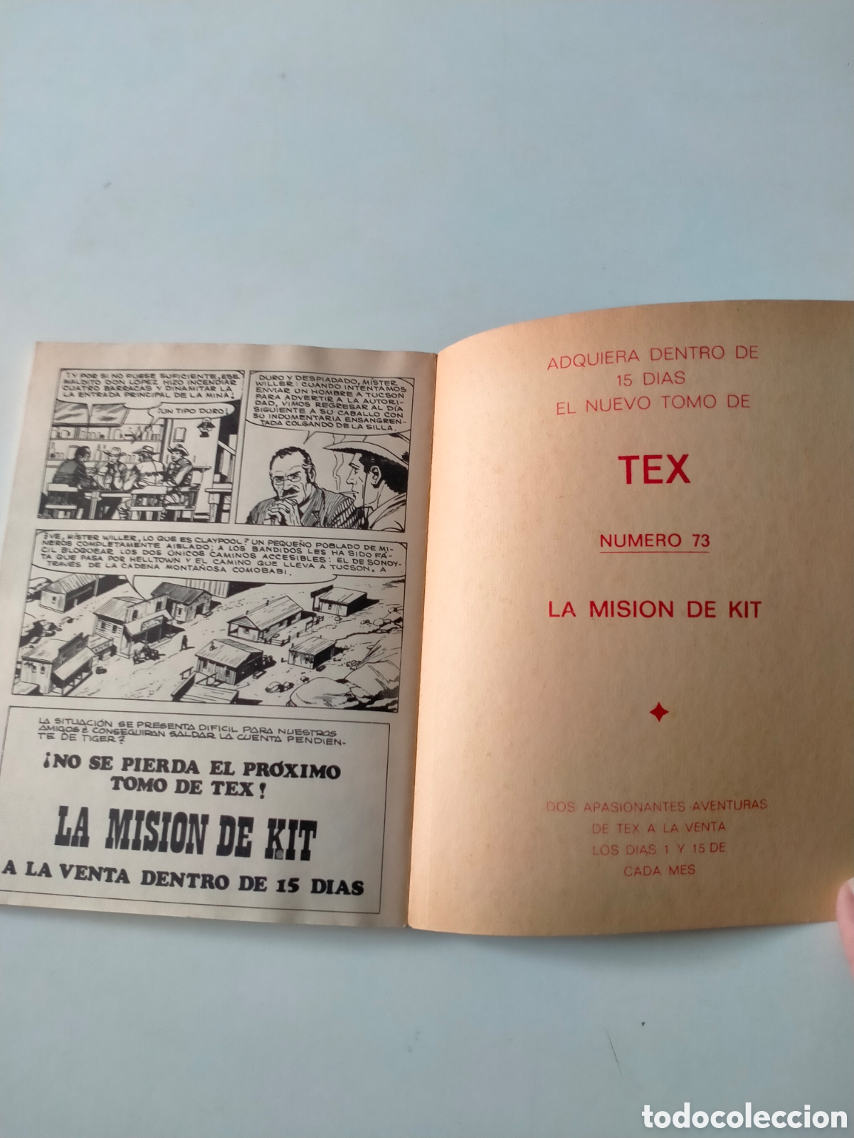 C&oacute;mics: TEX N&Uacute;MERO 72 BURU LAN EDICIONES A&Ntilde;O 1973 - Foto 10