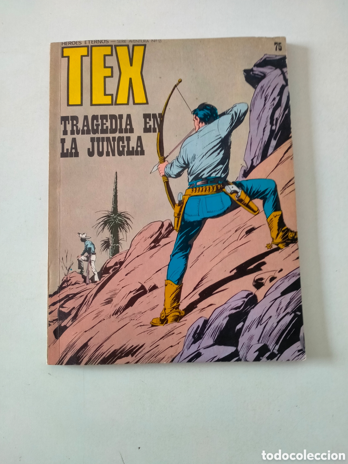 C&oacute;mics: TEX N&Uacute;MERO 75 BURU LAN EDICIONES A&Ntilde;O 1973