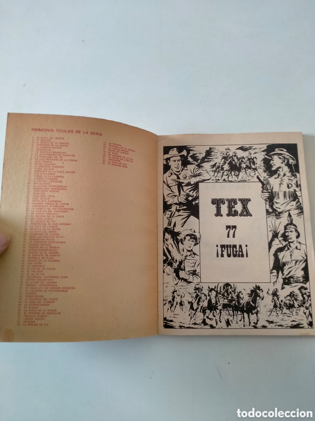 C&oacute;mics: TEX N&Uacute;MERO 77 BURU LAN EDICIONES A&Ntilde;O 1973 - Foto 4