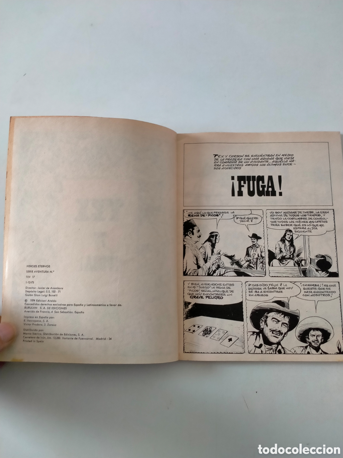 C&oacute;mics: TEX N&Uacute;MERO 77 BURU LAN EDICIONES A&Ntilde;O 1973 - Foto 5