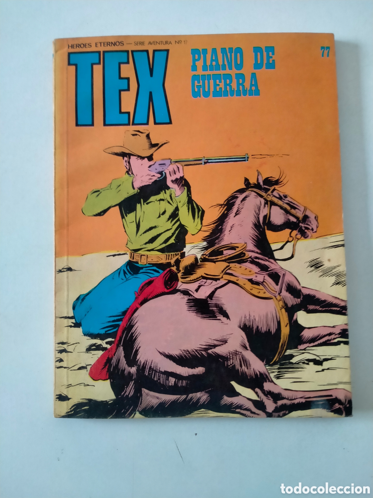 C&oacute;mics: TEX N&Uacute;MERO 77 BURU LAN EDICIONES A&Ntilde;O 1973 - Foto 1