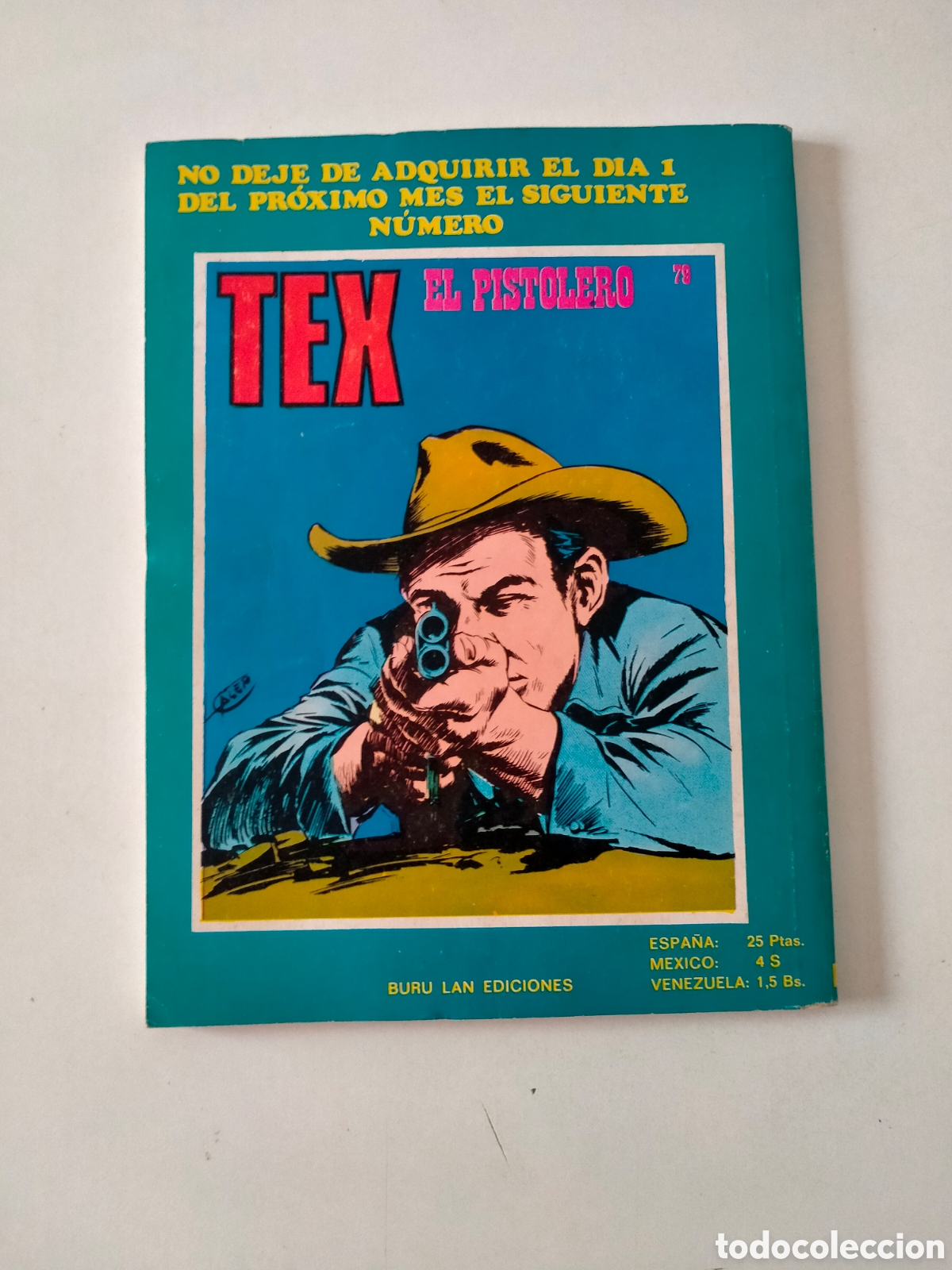 C&oacute;mics: TEX N&Uacute;MERO 78 BURU LAN EDICIONES A&Ntilde;O 1973 - Foto 2