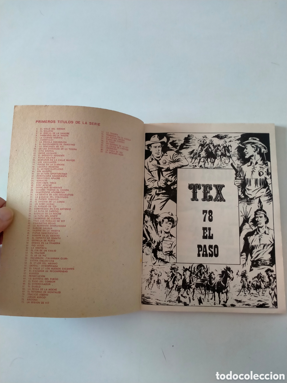 C&oacute;mics: TEX N&Uacute;MERO 78 BURU LAN EDICIONES A&Ntilde;O 1973 - Foto 4