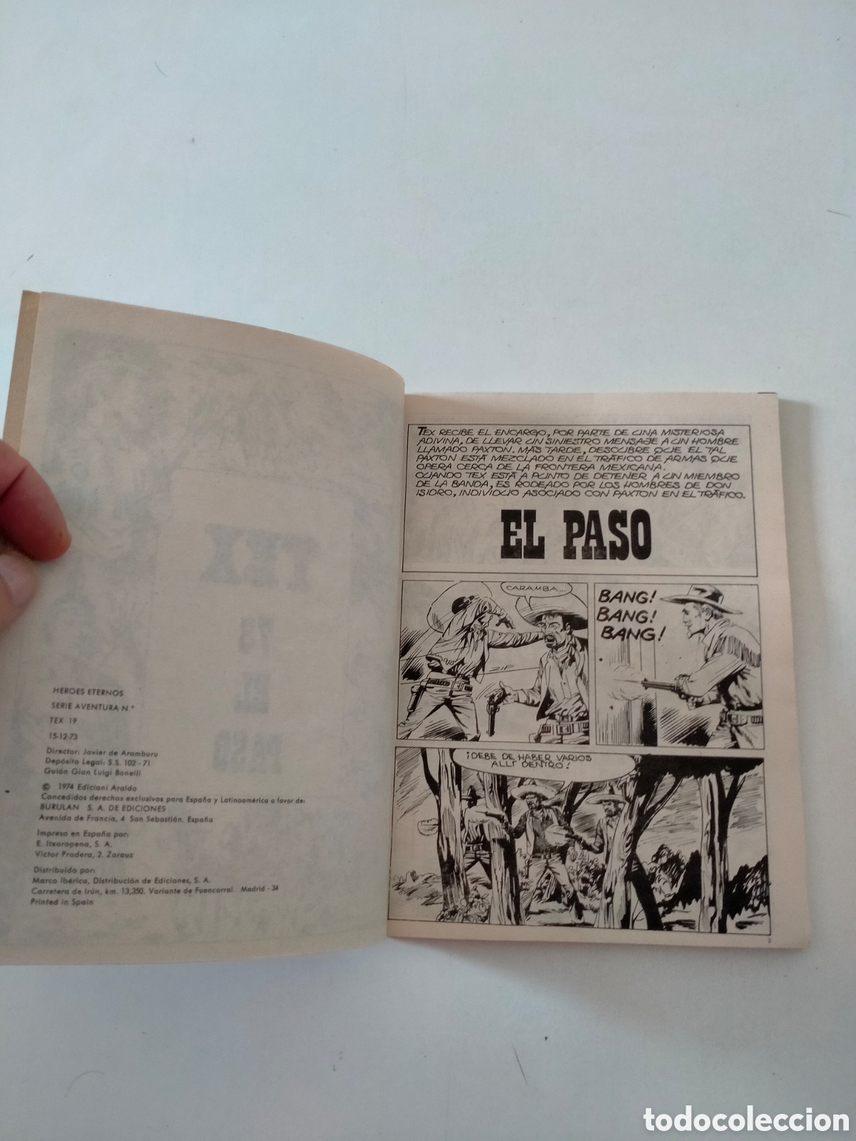 C&oacute;mics: TEX N&Uacute;MERO 78 BURU LAN EDICIONES A&Ntilde;O 1973 - Foto 5