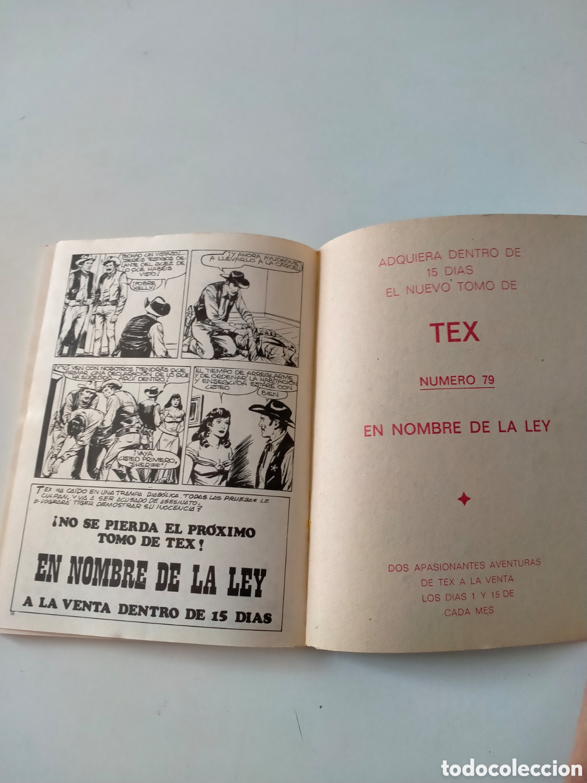 C&oacute;mics: TEX N&Uacute;MERO 78 BURU LAN EDICIONES A&Ntilde;O 1973 - Foto 10
