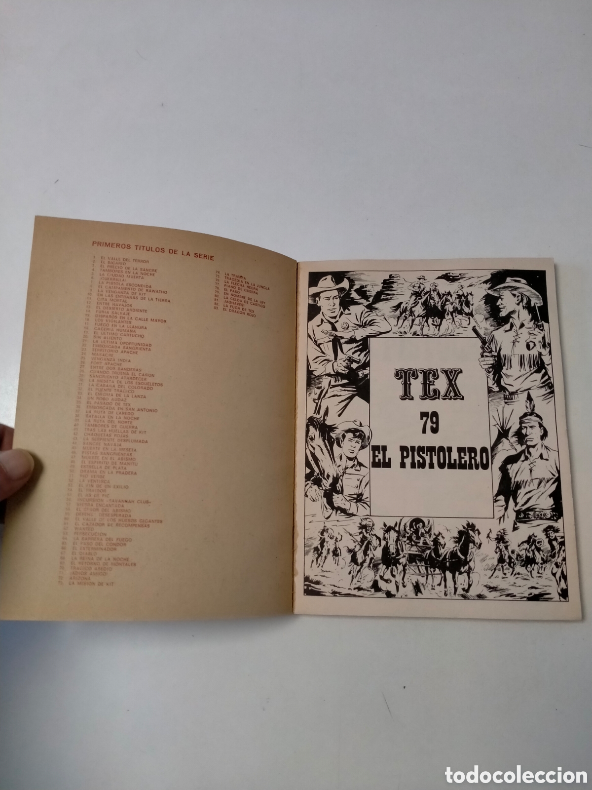 C&oacute;mics: TEX N&Uacute;MERO 79 BURU LAN EDICIONES A&Ntilde;O 1974 - Foto 4