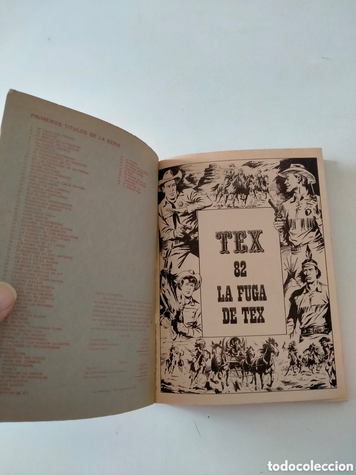 C&oacute;mics: TEX N&Uacute;MERO 82 BURU LAN EDICIONES A&Ntilde;O 1974 - Foto 4