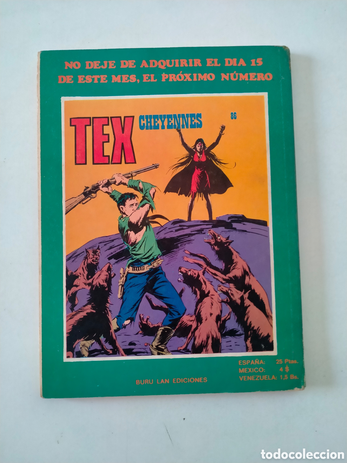 C&oacute;mics: TEX N&Uacute;MERO 85 BURU LAN EDICIONES A&Ntilde;O 1974 - Foto 2