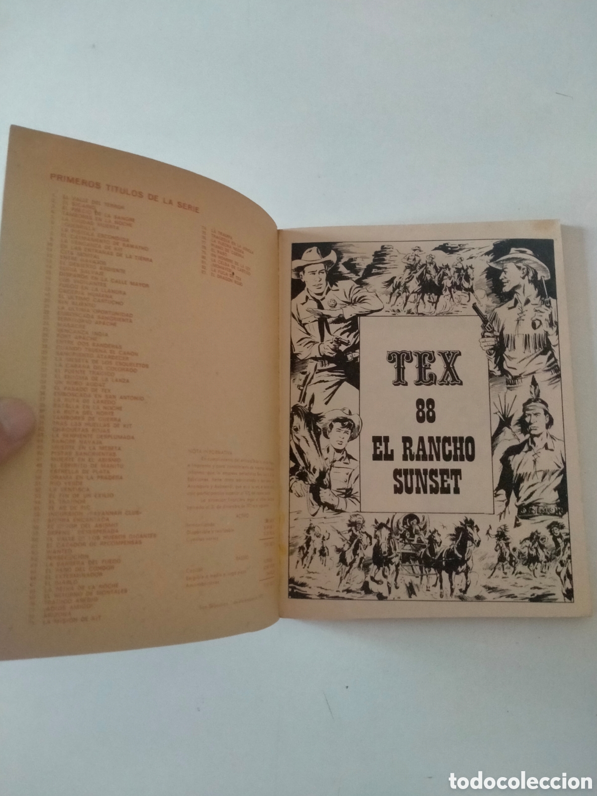 C&oacute;mics: TEX N&Uacute;MERO 88 BURU LAN EDICIONES A&Ntilde;O 1974 - Foto 4